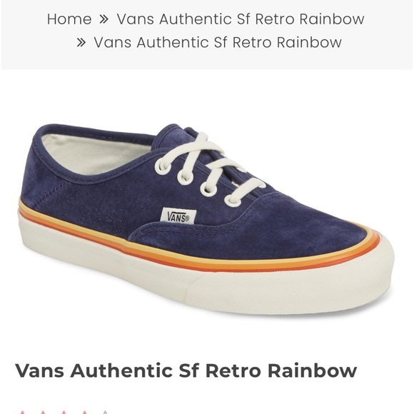 Retro styles Vans 6.5 women’s blue - Picture 5 of 5